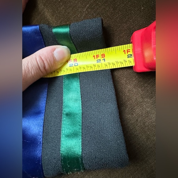 Talbots Ribbon Black Stripes Blazer Gold Trim 4 button 1st Button Is lose SZ 6P - Picture 9 of 11